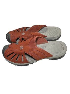 Keen Rose Slide Sandals Womens Size 9 XLG Close Toe Hiking Walking Comfort Shoe